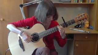 Bob Marley Redemption song  Alina Vlasova guitar cover fingerstyle [upl. by Wardlaw]