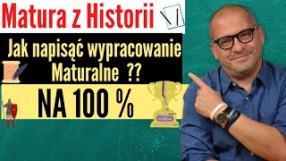 Matura z Historii  Jak napisać wypracowanie Maturalne z Historii na MAXA 😉 Pokazuje krok po kroku 💪 [upl. by Luzader]