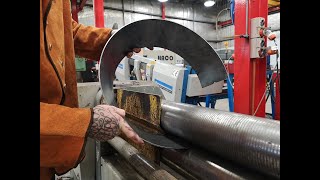 How to Roll a Cone – Midland Fabrication [upl. by Gladdy]