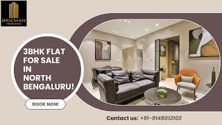 3bhk flat for sale in North Bengaluru  9148012102 [upl. by Orman]