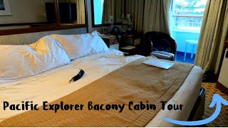 PampO Pacific Explorer Balcony Cabin Tour [upl. by Rento]