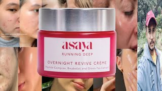 Asaya Overnight Revive Creme  Honest Review [upl. by Linis129]