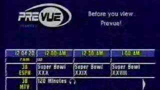 Prevue Channel listing Monday January 27 1997 [upl. by Sesilu]