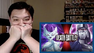 Frieza VS Megatron DEATH BATTLE REACTION [upl. by Enytsirhc]