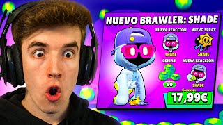 COMPRO Y MAXEO a SHADE NUEVO BRAWLER FANTASMA en BRAWL STARS [upl. by Esila]