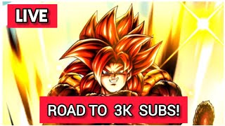 LIVE  MORNING STREAM 👋 DRAGON BALL LEGENDS  ROAD TO 3K 🔥  ROSE OFFICIAL [upl. by Amasa]