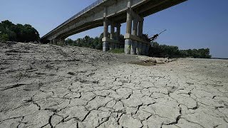 Italys River Po drought Rome declares a state of emergency in five northern regions [upl. by Yellhsa]