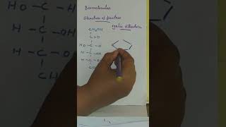 Structure of fructose [upl. by Eynenihc]