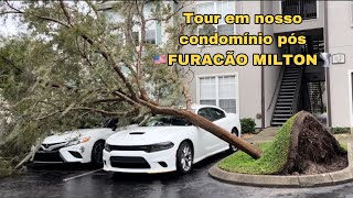 FURACÃO MILTON TOUR NOSSO CONDOMÍNIO EM ORLANDO [upl. by Benco365]