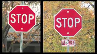 2 Types of STOP SIGNS  Different Types Of Stop Signs  Driving Lesson  New Driver Tips [upl. by Yrehc938]