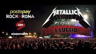 Metallica By Request  Live Rock In Roma 01072014 Rome Italy [upl. by Nahsez]