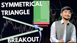 Symmetrical Triangle The Ultimate Chart Patterns Symmetrical Triangle Breakout  Urdu  Hindi [upl. by Utir]