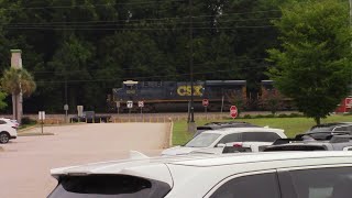 CSX Freight Train Through Chapin SC on 832023 [upl. by Zetnahs123]