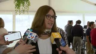 Declaraciones de la ministra de Industria Energía y Minería Elisa Facio [upl. by Oiraved]