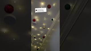 Textured ceilings 👍 christmaslights christmasdecor [upl. by Eddie782]