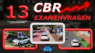 13 CBR Examenvragen  Auto Theorie Examen 2024 [upl. by Efioa]