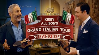 Italys Most Famous Shoemaker  Stefano Bemer Florence  Kirbys Grand Italian Tour [upl. by Pendergast383]