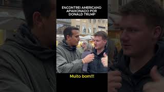 Americano Apaixonado por Trump brasileirospelomundo entrevista americana eleiçõeseua política [upl. by Bachman]