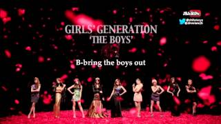 Girls Generation  The Boys English Version Karaoke Official Instrumental with Backup Vocal [upl. by Obau]