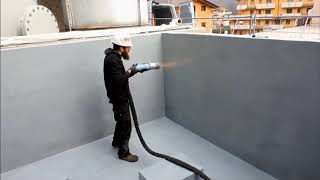 Thermoplastic Flame Spray Coating of Concrete Substrates [upl. by Janus]