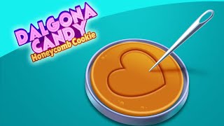 Dalgona Candy Honeycomb Cookie Gameplay [upl. by Wj]