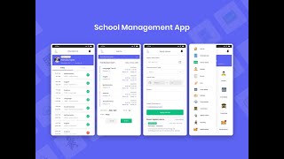 School Management App  Flutter  Backend Firebase [upl. by Animahs]