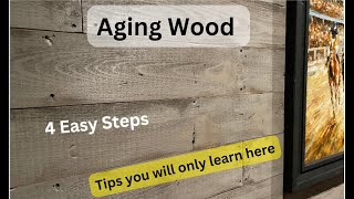 Aging Wood 4 Easy Steps [upl. by Halludba]