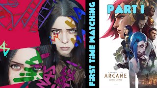 Arcane Season 1  Part 1  Canadian First Time Watching  Movie Reaction  TV Review  TV Commentary [upl. by Etteniotna]