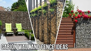 Top Gabion Wall and Fence Ideas For Your Outdoor Area [upl. by Eki]