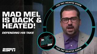 MAD MEL IS BACK 🔥 amp WILL NOT change his opinion on OUTLAWING 2 high safeties  The Pat McAfee Show [upl. by Dorn131]