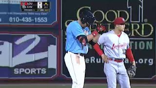 IronPigs Cozens rips an RBI single [upl. by Asirak149]