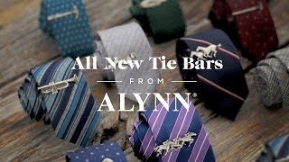 The Alynn® Tie Bars  Tiescom [upl. by Blackington]