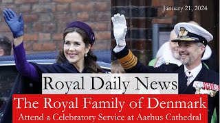 The Royal Family of Denmark Attend a Celebratory Service at Aarhus Cathedral Plus More Royal News [upl. by Maguire]