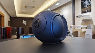 Devialet Phantom II 98dB Deep Blue Wireless Speaker at KJ West One [upl. by Ekeiram]