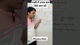 tension force in string physics education [upl. by Rozina706]