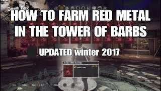 LET IT DIE  HOW TO FARM RED METAL updated winter 2017 [upl. by Aidnyc685]