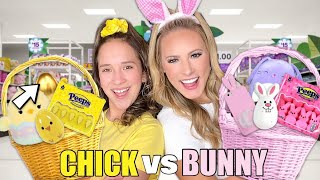 CHICK 🐥 VS BUNNY 🐰 TARGET SHOPPING CHALLENGE [upl. by Estren]