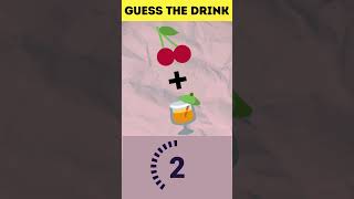 🍹Can You Guess The Drink By Emoji viral funny  Part 27 [upl. by Grete]