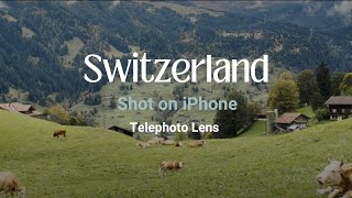 Lauterbrunnen Switzerland  iPhone Cinematic 4k  SANDMARC Telephoto Lens [upl. by Maurizio]