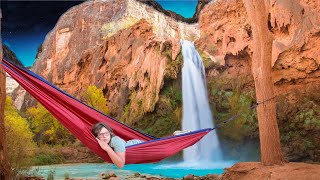 WE FOUND the BEST CAMPING SPOT in the WORLD HAVASUPAI FALLS [upl. by Pepper861]