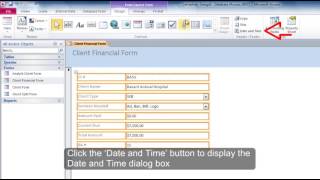 Microsoft Access Place Controls in a Control Layout [upl. by Laspisa199]