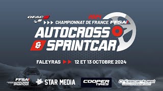 Championnat et Coupe de France dAutocross et de Sprint Car à Faleyras 2024 Dimanche [upl. by Hebner550]