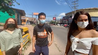 Honduran girls take me into their neighborhood in Tegucigalpa  Barrio San Miguel 🇭🇳 [upl. by Fiedling]