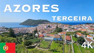 Angra do Heroísmo 4K Terceira Island Azores Portugal  Walking Tour  September 2023 [upl. by Aihsia439]