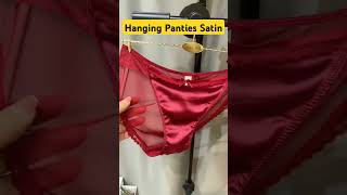 hengende truser sateng shorts kisrom panties satin [upl. by Ralip804]