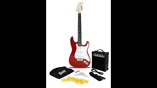 RockJam RJEG02 SK RD ST Style Electric Guitar Super Pack [upl. by Sadick699]