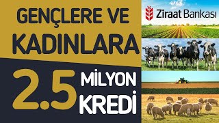 25 Milyon Ziraat Bankası Kredisi Nasıl Çekilir [upl. by Tija]