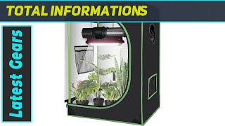 2x2 Grow Tent Indoor Greenhouse Best Hydroponic Kit for Home Growing [upl. by Nnaycnan]