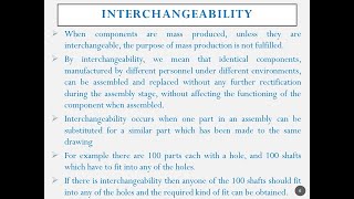 VTU MMM 18ME36B 46B M2 L2 INTERCHANGEABILITY and TOLERANCE GRADE [upl. by Madelina]