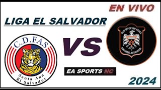 🔴Fas vs Aguila en vivo  Liga Apertura El Salvador [upl. by Gerek]